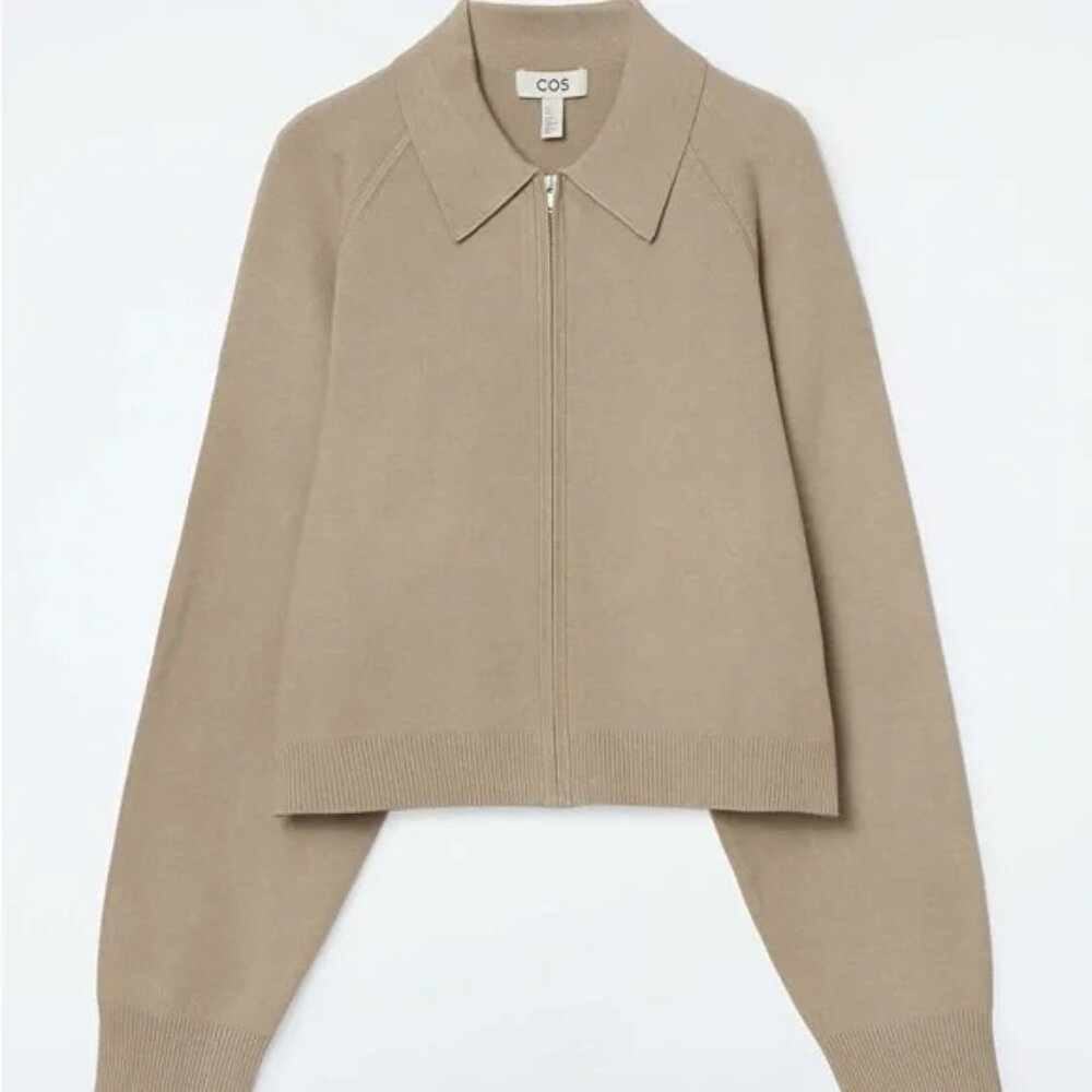 COS double-faced knitted jacket